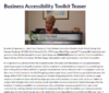 Business Accessibility Toolkit Teaser