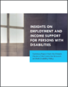 Insights on Employment and Income Support for Persons with Disabilities