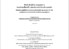 Work disability programs in Newfoundland & Labrador and New Brunswick