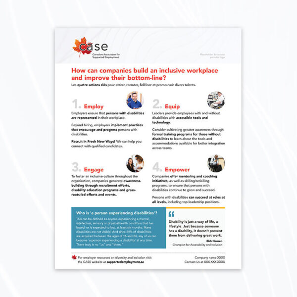 Flyer: How can companies build an inclusive workplace and improve their bottom-line?